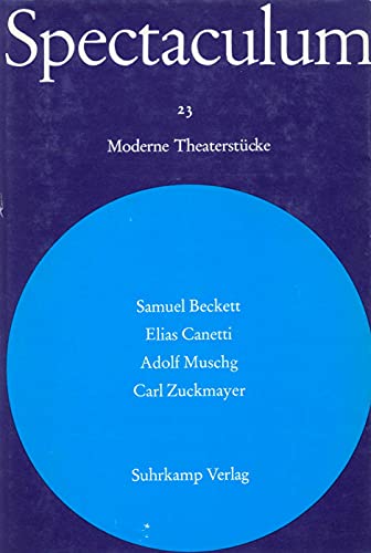 SPECTACULUM 23: Vier moderne Theaterstücke. // Warten auf Godot / Komödie der Eitelkeit / Kellers...