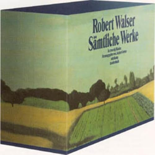 SÃ¤mtliche Werke in 20 BÃ¤nden. (9783518096734) by Walser, Robert; Greven, Jochen; Vallotton, Felix