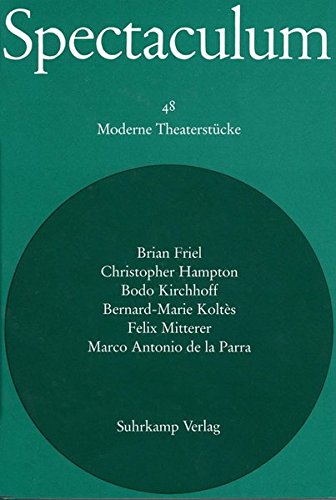Spectaculum 48. Sechs moderne Theaterstücke. Brian Friel. Christopher Hampton. Bodo Kirchhoff. Be...