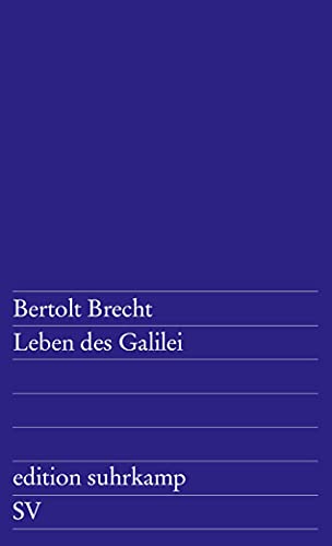 9783518100011: Edition Suhrkamp, Nr.1, Leben des Galilei