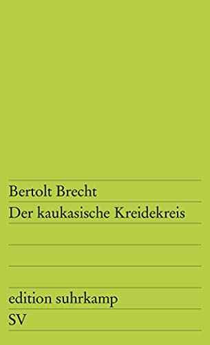 9783518100318: Der Kaukasische Kreidekreis (German Edition)