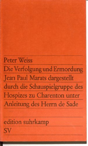 Die Verfolgung Und Ermordung Jean Paul M (German Edition) (9783518100684) by Weiss, Peter