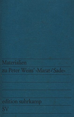 Materialien zu Peter Weiss, Marat / Sade. (German Edition) (9783518102329) by [???]