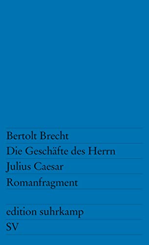 Beispielbild fr Die Geschfte des Herrn Julius Caesar. (German Edition) zum Verkauf von Book Deals