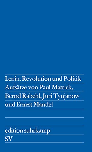 9783518103838: Lenin. Revolution und Politik