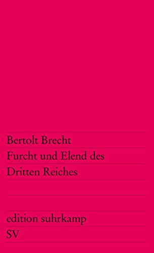 9783518103920: Furcht und Elend des dritten Reiches