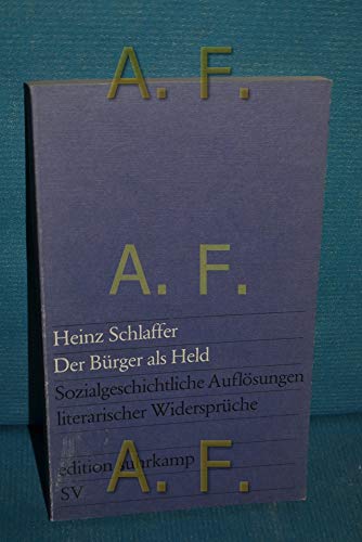 Stock image for Der Brger als Held for sale by medimops