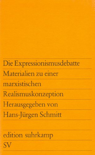 Beispielbild fr Die Expressionismusdebatte zum Verkauf von Gerald Wollermann