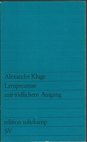 9783518106655: Lernprozesse mit tdlichem Ausgang