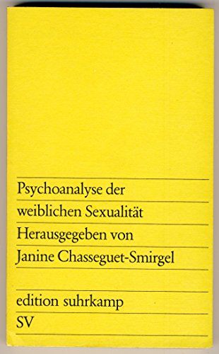 Stock image for Psychoanalyse der weiblichen Sexualitt. for sale by medimops