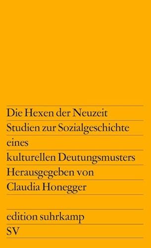 Die Hexen der Neuzeit. Studien zur Sozialgeschichte eines kulturellen Deutungsmusters.