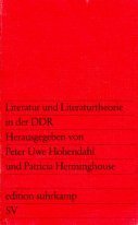 Imagen de archivo de LITERATUR UND LITERATURTHEORIE IN DER DDR a la venta por German Book Center N.A. Inc.