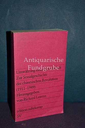 Beispielbild fr Umwaelzung einer Gesellschaft zum Verkauf von Buchhandlung-Antiquariat Sawhney