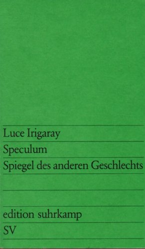 Beispielbild fr Speculum. Spiegel des anderen Geschlechts. zum Verkauf von medimops