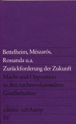 Stock image for Zurckforderung der Zukunft for sale by Antiquariat WIE