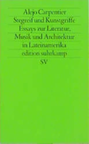 Stegreif und Kunstgriffe: Essays zur Literatur, Musik und Architektur