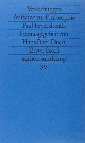 Beispielbild für Versuchungen - Aufsätze zur Philosophie Paul Feyerabends - 1. Band zum Verkauf von Sammlerantiquariat