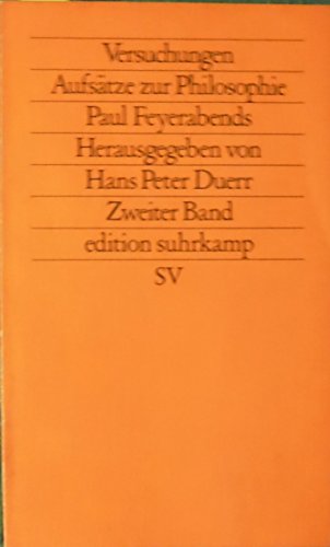 Beispielbild fr Versuchungen. Aufstze zur Philosophie Paul Feyerabends: 2. Band (edition suhrkamp) zum Verkauf von Trendbee UG (haftungsbeschrnkt)