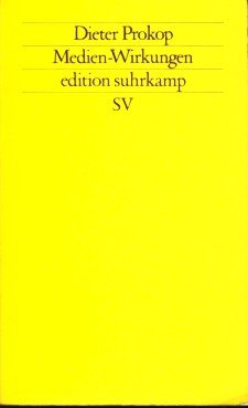 9783518110744: Medien-Wirkungen (Edition Suhrkamp) (German Edition)