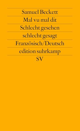 Schlecht gesehen. Schlecht gesagt. Französisch / Deutsch.