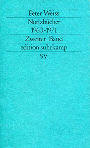 Notizbücher 1960-1971. Erster und Zweiter Band.