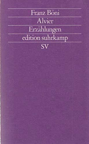 Stock image for Alvier - Erzhlungen for sale by Der Bcher-Br