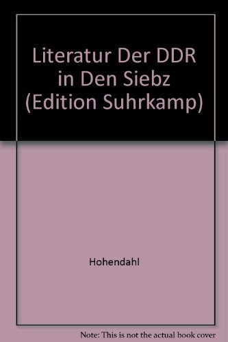 Literatur der DDR in den siebziger Jahren. (Nr. 1174) Edition Suhrkamp - Hohendahl, Peter Uwe (Hrsg.)