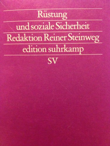 Beispielbild fr Rstung und soziale Sicherheit zum Verkauf von Bernhard Kiewel Rare Books