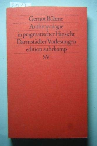 Beispielbild fr Anthropologie in pragmatischer Hinsicht zum Verkauf von medimops