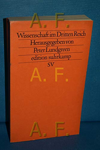 Stock image for Wissenschaft im Dritten Reich. ( Neue Folge, 306). for sale by medimops