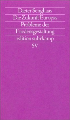 Stock image for Die Zukunft Europas : Probleme d. Friedensgestaltung. Edition Suhrkamp ; 1339 = N.F., Bd. 339 for sale by antiquariat rotschildt, Per Jendryschik
