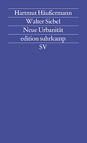 9783518114322: Neue Urbanität (Edition suhrkamp) (German Edition)