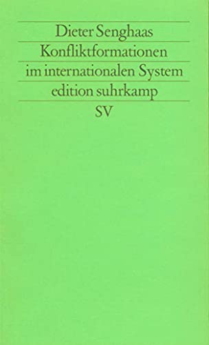 Beispielbild fr Konfliktformationen im internationalen System (edition suhrkamp) zum Verkauf von Bernhard Kiewel Rare Books