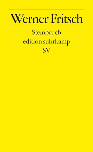 Beispielbild fr Steinbruch. Erzhlung. edition suhrkamp Band 1554 / 1. Aufage zum Verkauf von Hylaila - Online-Antiquariat