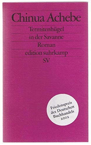 Stock image for Termitenhgel in der Savanne. Roman. for sale by Antiquariat & Verlag Jenior