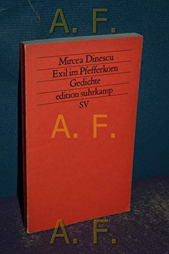 Exil im Pfefferkorn: Gedichte (edition suhrkamp)