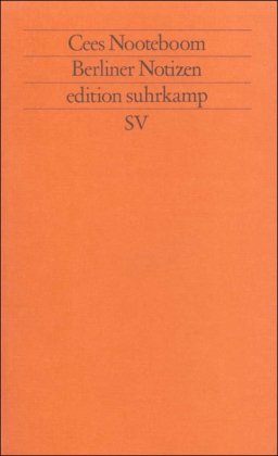 9783518116395: Berliner Notizen (Edition Suhrkamp) (German Edition)