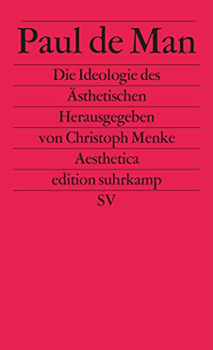 Stock image for Die Ideologie des Ästhetischen. for sale by Antiquariat & Verlag Jenior