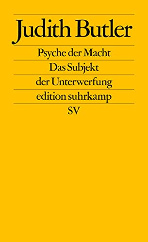 Psyche der Macht (9783518117446) by Judith Butler