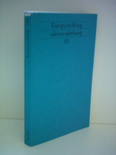 Imagen de archivo de Europa im Krieg. Eine Debatte ber den Krieg im ehemaligen Jugoslawien. - signiert von Florjan Lipus a la venta por Antiquariat Luna