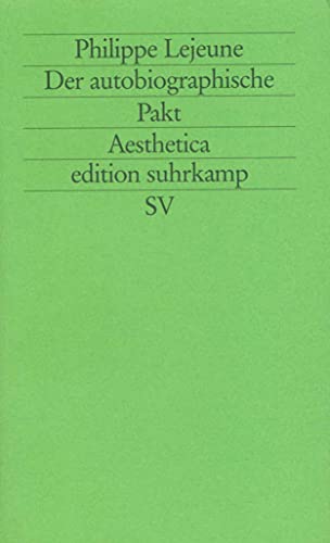 Der autobiographische Pakt -Language: german - Lejeune, Philippe
