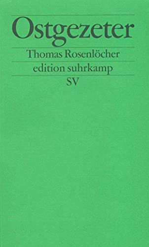 9783518120231: Ostgezeter: Beiträge zur Schimpfkultur (Edition Suhrkamp) (German Edition)