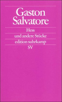 9783518120408: Hess und andere Stücke (Edition Suhrkamp)