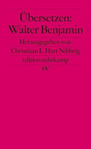 Stock image for bersetzen: Walter Benjamin (edition suhrkamp) for sale by medimops