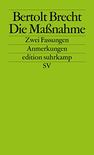 Stock image for Die Manahme. Zwei Fassungen. Anmerkungen. for sale by GF Books, Inc.