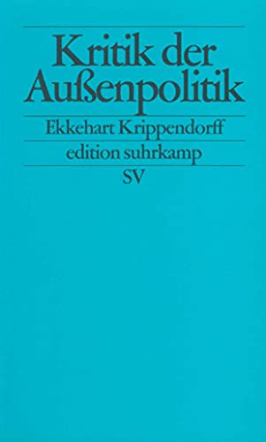 9783518121399: Krippendorff, E: Auenpolitik