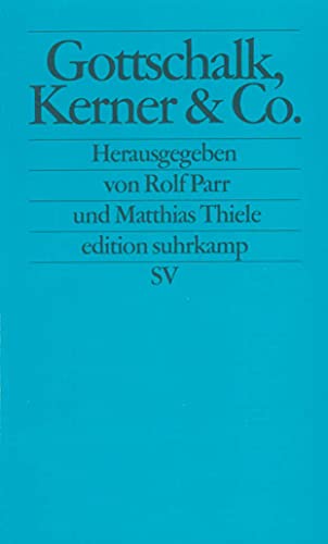 Beispielbild fr Gottschalk, Kerner & Co. Funktionen der Telefigur. "Spielleiter" zwischen Exzeptionalitt und Normalitt. edition suhrkamp 2175 zum Verkauf von Hylaila - Online-Antiquariat