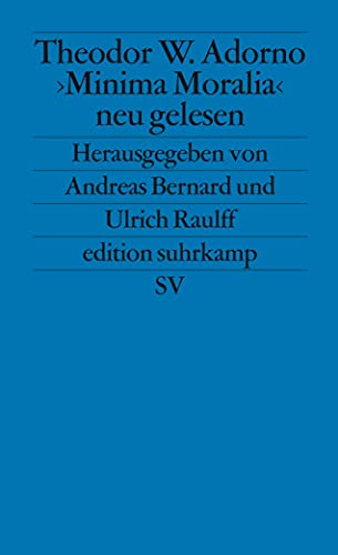 Imagen de archivo de ' Minima Moralia' neu gelesen -Language: german a la venta por GreatBookPrices