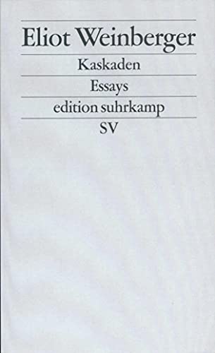 Kaskaden: Essays (German Language Edition) [Works on Paper / Outside Stories / Karmic Traces]