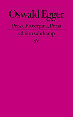 Beispielbild für Prosa, Proserpina, Prosa - signiert zum Verkauf von Antiquariat Luna